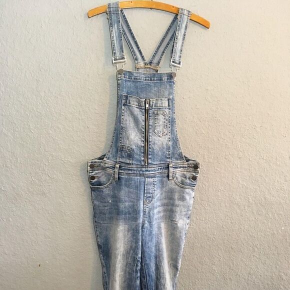 Dear John Heidi Distressed Overalls Farm Dance Cowgirl Designer Country Girl - Picture 2 of 7